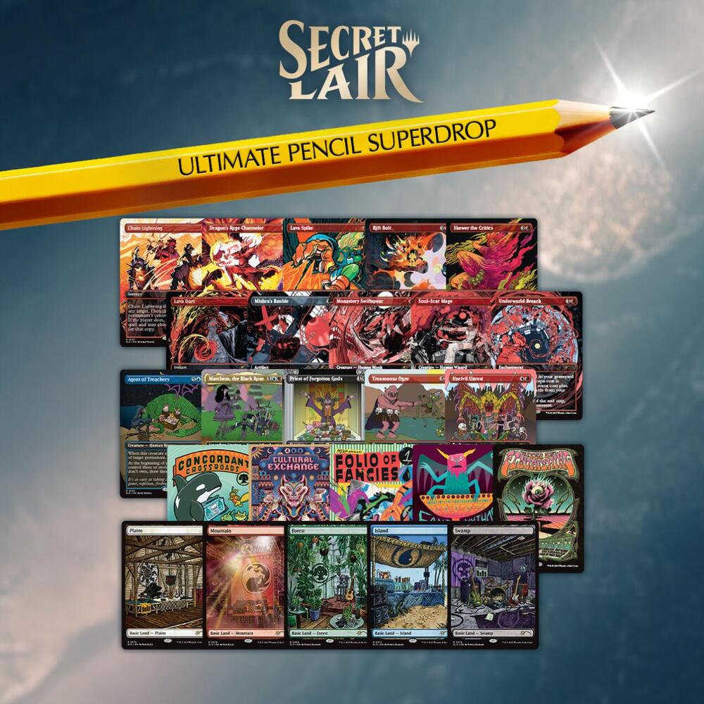Secret Lair Bundle The Ultimate Pencil Non Foil product image
