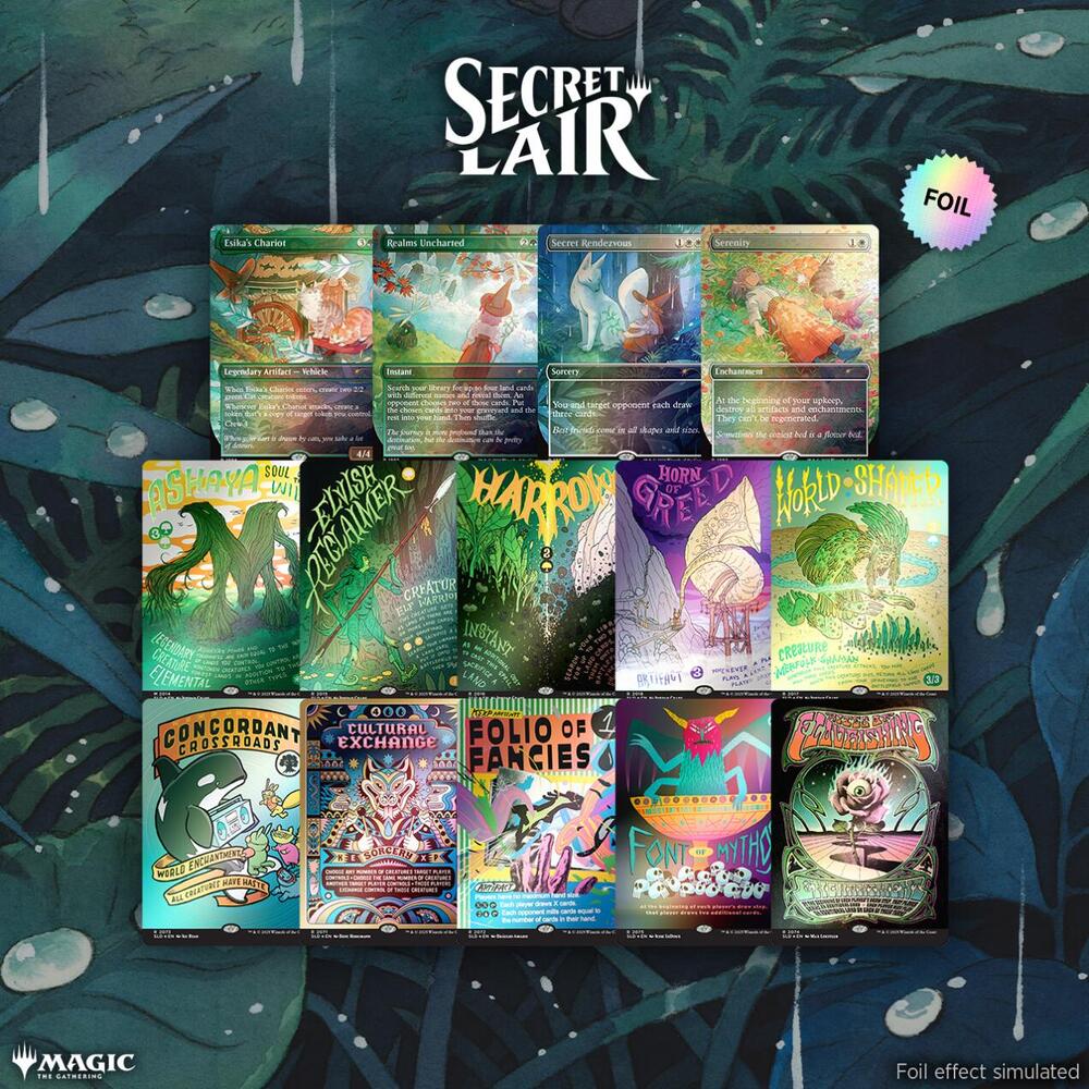 Secret Lair Bundle Whimsy and Wonder Bundle Rainbow Foil product image