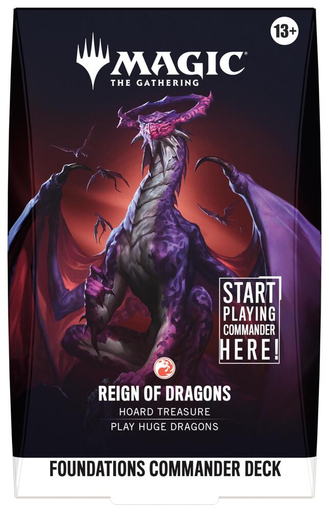 Foundations Commander Deck Reign of Dragons product image