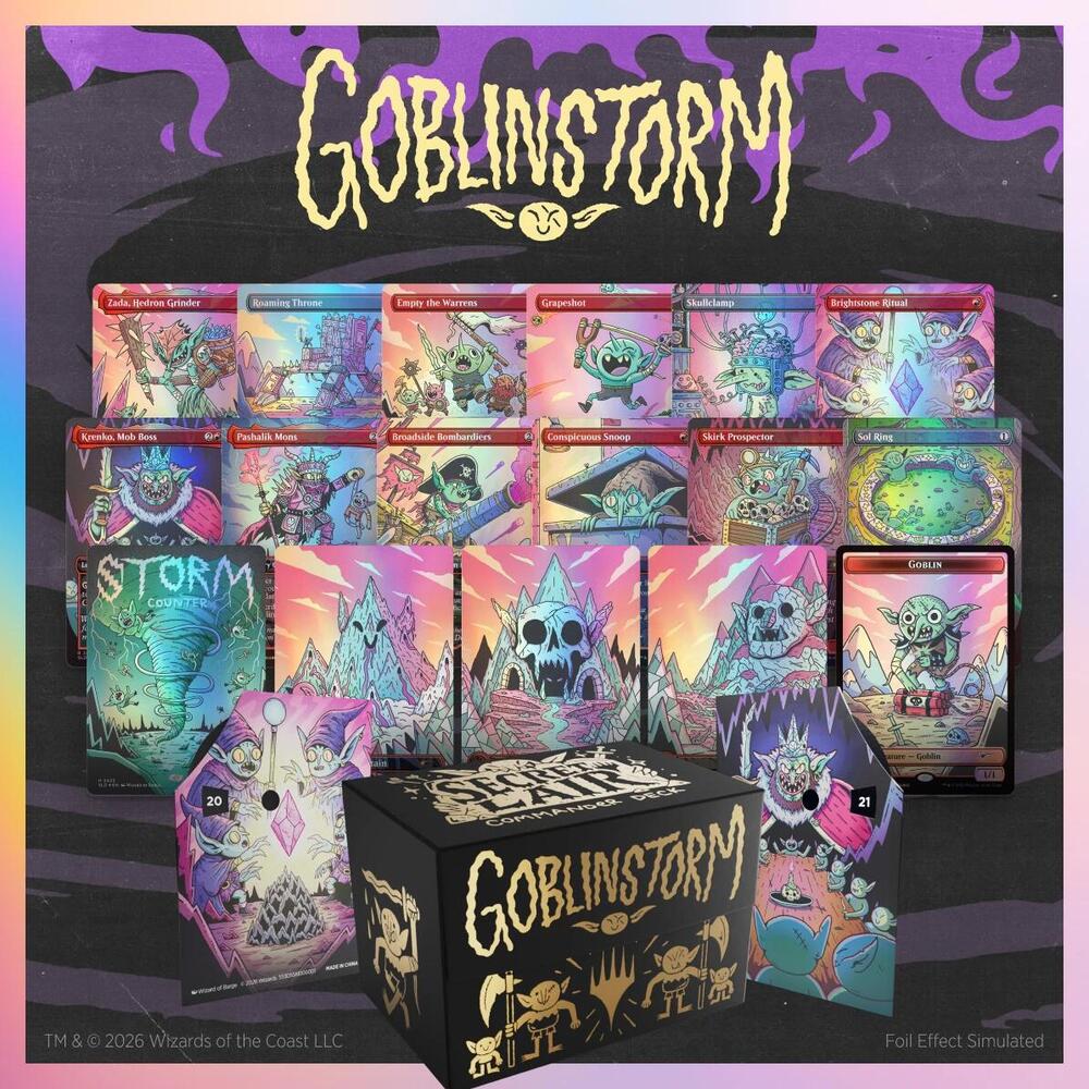 Secret Lair Commander Deck Goblin Storm product image