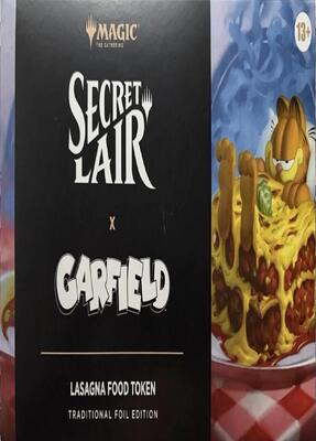 Secret Lair Drop Secret Lair Promo x Garfield Lasagna Food Token