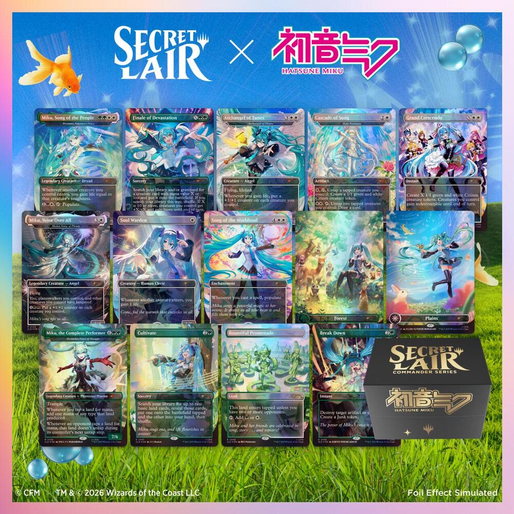 Secret Lair Commander Deck Hatsune Miku product image