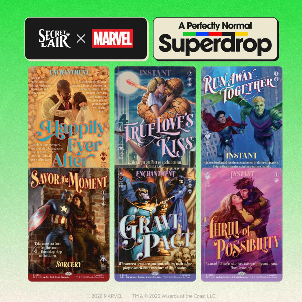 Secret Lair Drop Marvel True Believers in Love product image