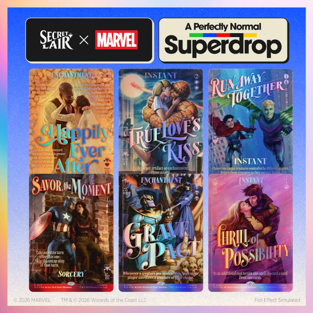 Secret Lair Drop Marvel True Believers in Love Foil product image