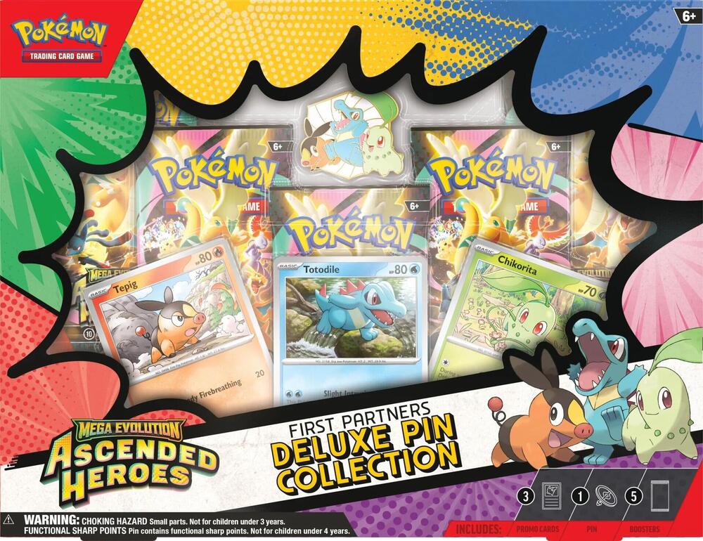 Ascended Heroes First Partners Deluxe Pin Collection product image